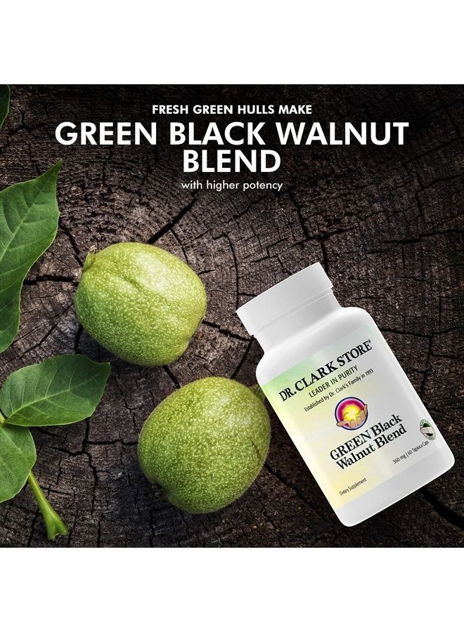 Dr Clark Store Dr. Clark Green Black Walnut Dietary Supplement, 360mg, 60 Tapioca Capsules - Image 5