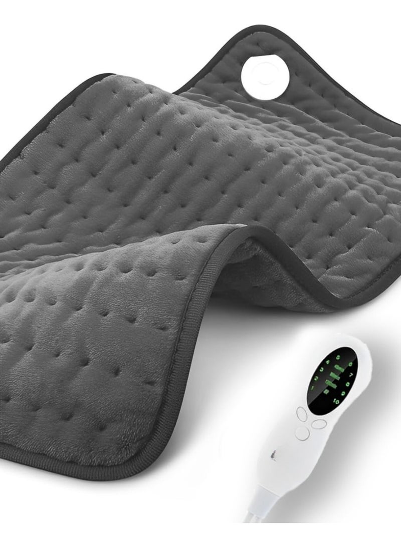 Orthopedic Electric Heating Pad for Professional Pain Relief - Advanced Thermal Therapy for Back, Neck, and Shoulders - Features 10 Heat Settings & 3 Timer Modes - High-Performance Heat Pad with Safety Auto-Off Technology - Image 1