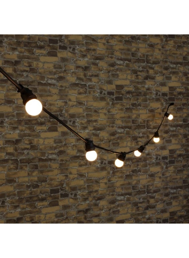 سلسلة أضواء LED خارجية للإضاءة الزخرفية الخارجية للحديقة أو الشرفة أو الفناء أو المناسبات، 5 أمتار - Image 1