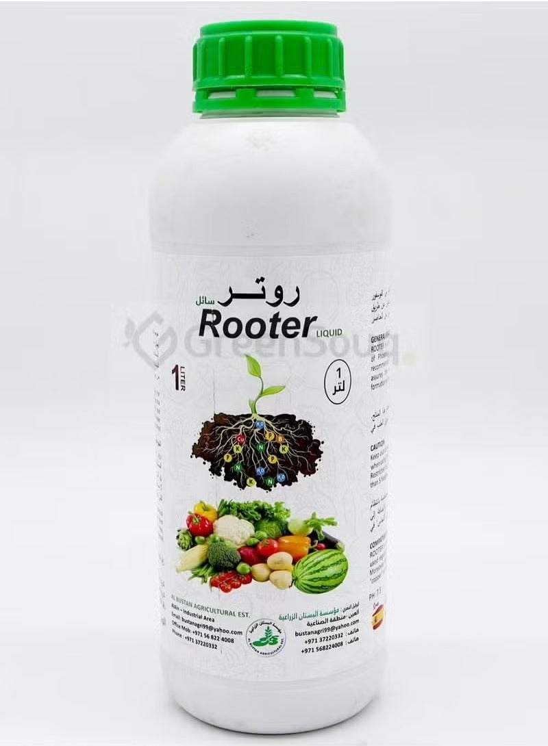 Rooter Organic Liquid Root Booster Fertilizer 1Ltr For Indoor/Outdoor -Spain "Garden Care"