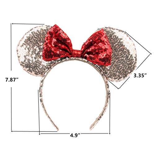 OBUY Glitter Princess Party Decoration Mermaid Headbands with Sparkly Ears for Women & Girls - Cosplay - Image 3