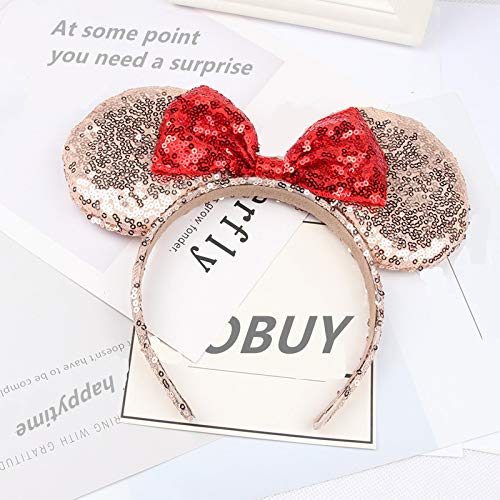 OBUY Glitter Princess Party Decoration Mermaid Headbands with Sparkly Ears for Women & Girls - Cosplay - Image 2