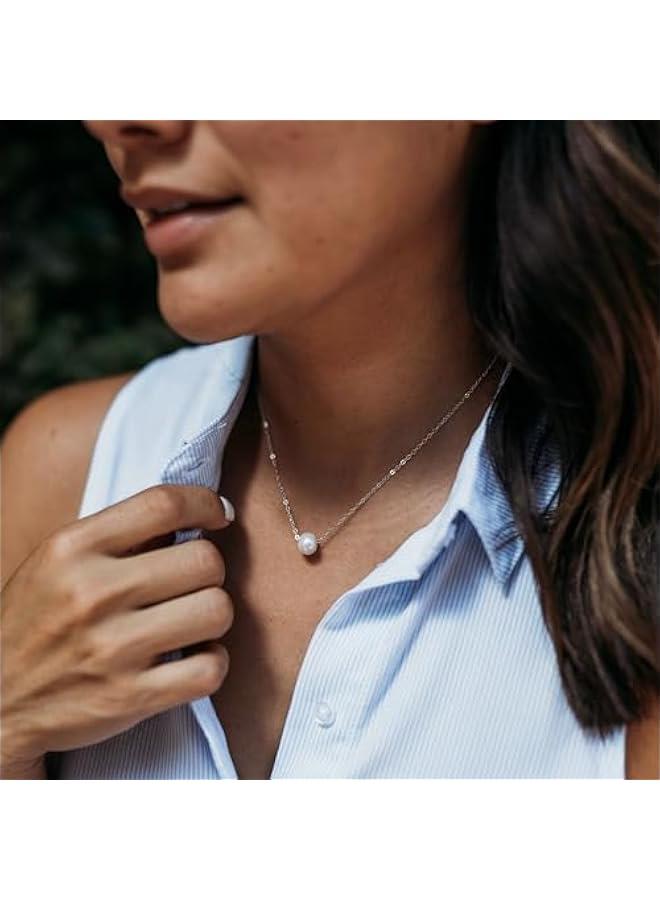 عربست هدايا التخرج لابنتها تهانينا قلادة لؤلؤ 18 بوصة - Image 2