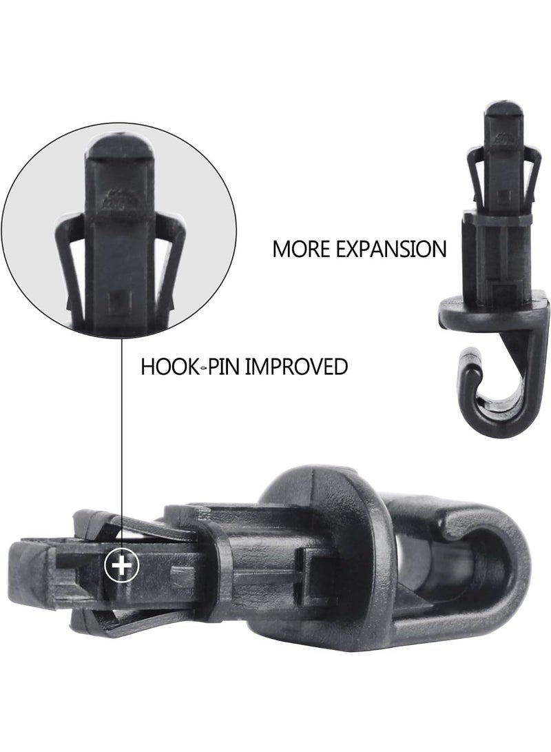 Set of 6 Sunshade Hook Clips Replacement for Odyssey Compatible with 2005-2010 Odyssey Sliding Door Holder 83-715-SHJ-A21ZA, 83715-SHJ-A21ZA - Image 3