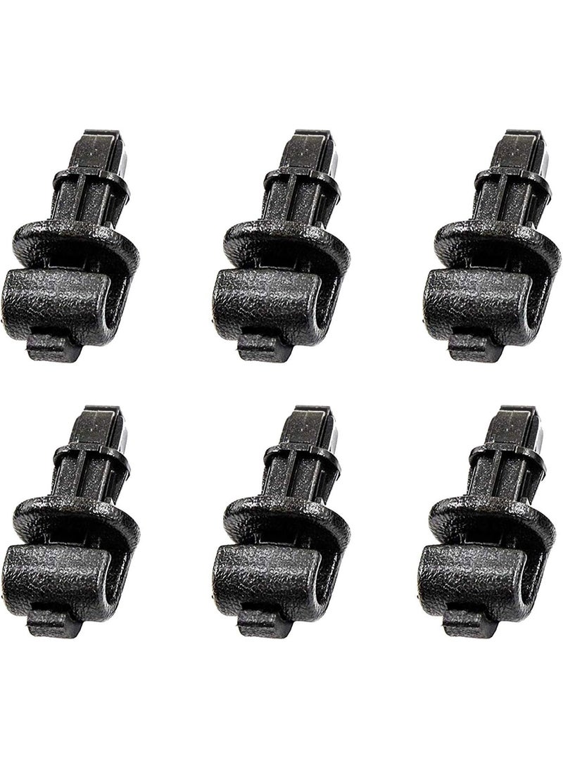 Set of 6 Sunshade Hook Clips Replacement for Odyssey Compatible with 2005-2010 Odyssey Sliding Door Holder 83-715-SHJ-A21ZA, 83715-SHJ-A21ZA - Image 1