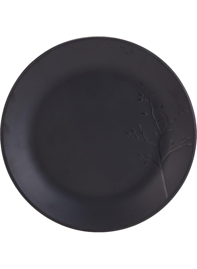 Servewell طبق سيرفويل ميلامين هوريكا أسود مزخرف 19 سم - Image 1