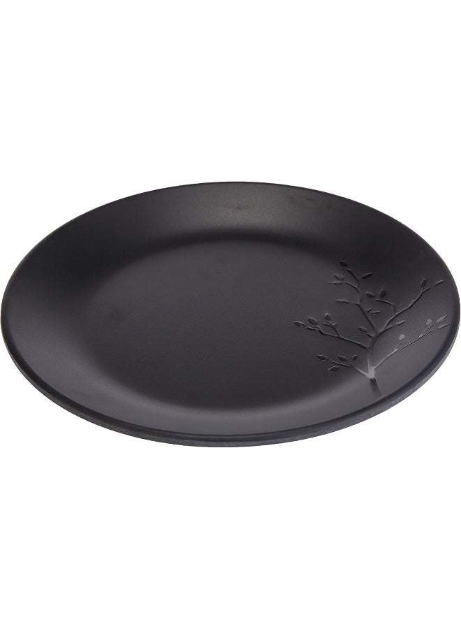 Servewell طبق سيرفويل ميلامين هوريكا أسود مزخرف 19 سم - Image 2