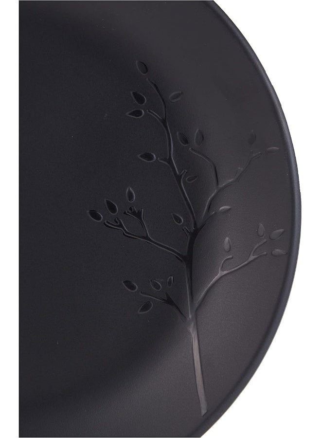 Servewell طبق سيرفويل ميلامين هوريكا أسود مزخرف 19 سم - Image 4