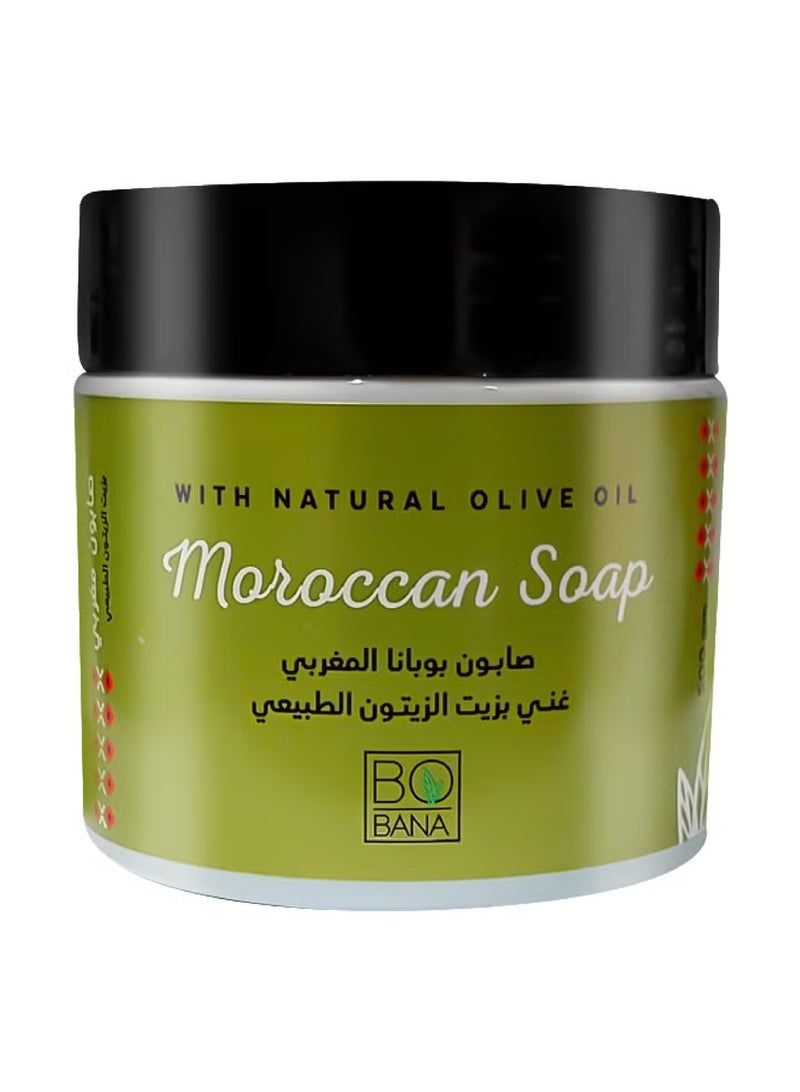 Bobana Moroccan Soap With Natural Olive Oil, 500gm