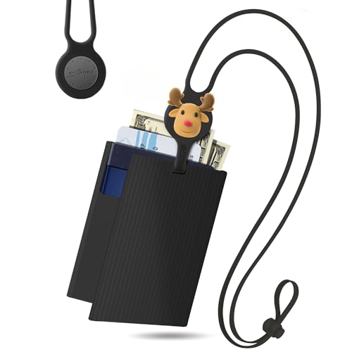 Bone Lanyard Passport-Lite - Waterproof Silicone Passport Wallet, Travel Accessory- Passport Wallet - Image 1