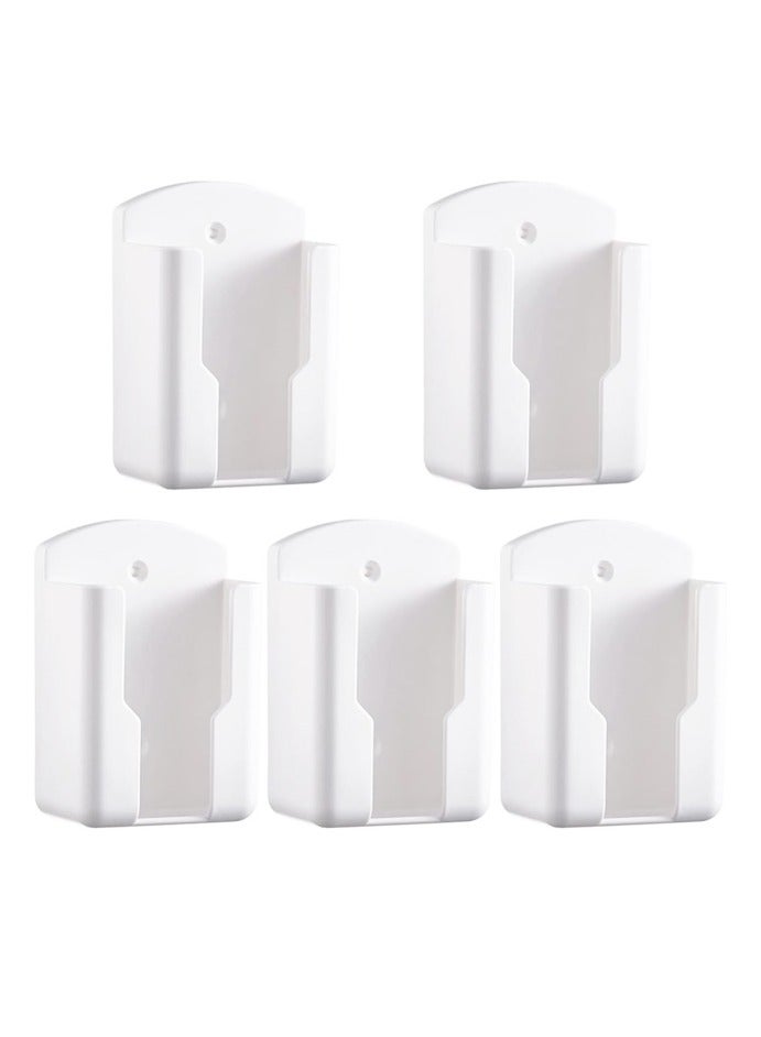 5 PCS Remote Control Holder for Air Conditioner,Adhesive Wall-Mounted Organizer for Nightstand, Bedside, or Small Spaces - Image 1