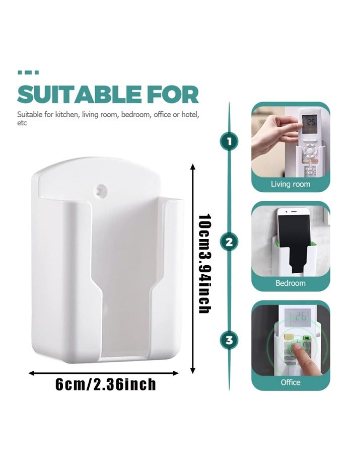 5 PCS Remote Control Holder for Air Conditioner,Adhesive Wall-Mounted Organizer for Nightstand, Bedside, or Small Spaces - Image 2