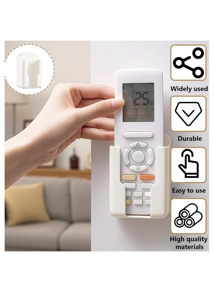 5 PCS Remote Control Holder for Air Conditioner,Adhesive Wall-Mounted Organizer for Nightstand, Bedside, or Small Spaces - Image 3