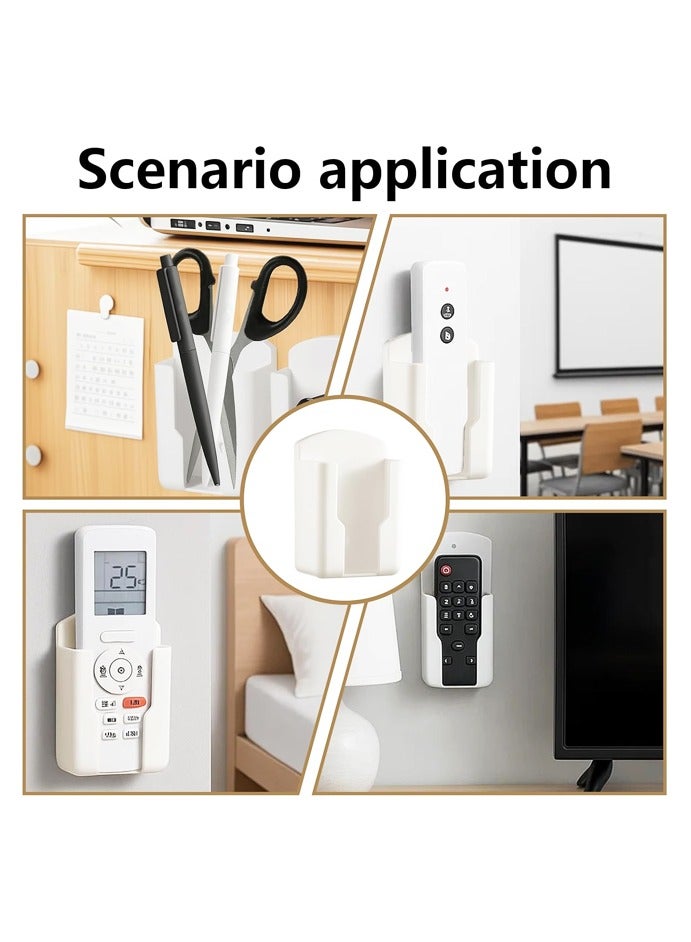 5 PCS Remote Control Holder for Air Conditioner,Adhesive Wall-Mounted Organizer for Nightstand, Bedside, or Small Spaces - Image 4