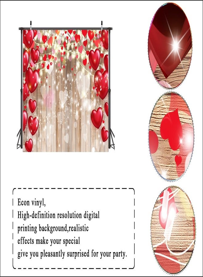 LTLYH 10x8ft Valentine's Day Backdrop Valentines Banner Valentines Decorations Valentine's Day Wedding Anniversary Party Girl Birthday Decor Supplies 247 - Image 3
