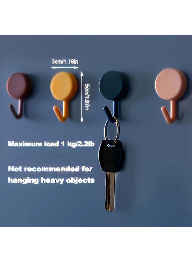 10 قطع من الخطافات اللاصقة المتينة لتعليق متعدد الأغراض بدون حفر أو تلف للجدران - Image 5