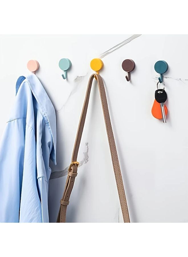 10 قطع من الخطافات اللاصقة المتينة لتعليق متعدد الأغراض بدون حفر أو تلف للجدران - Image 3