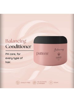 PATTERN Balancing Conditioner For Men & Women - For All Hair Types | Smooth & Shiny Hair | Sulphate & Paraben Free | Cranberry Seed Oil & Antioxidants, Strengthening & Repairing - 200Ml  - Image 3