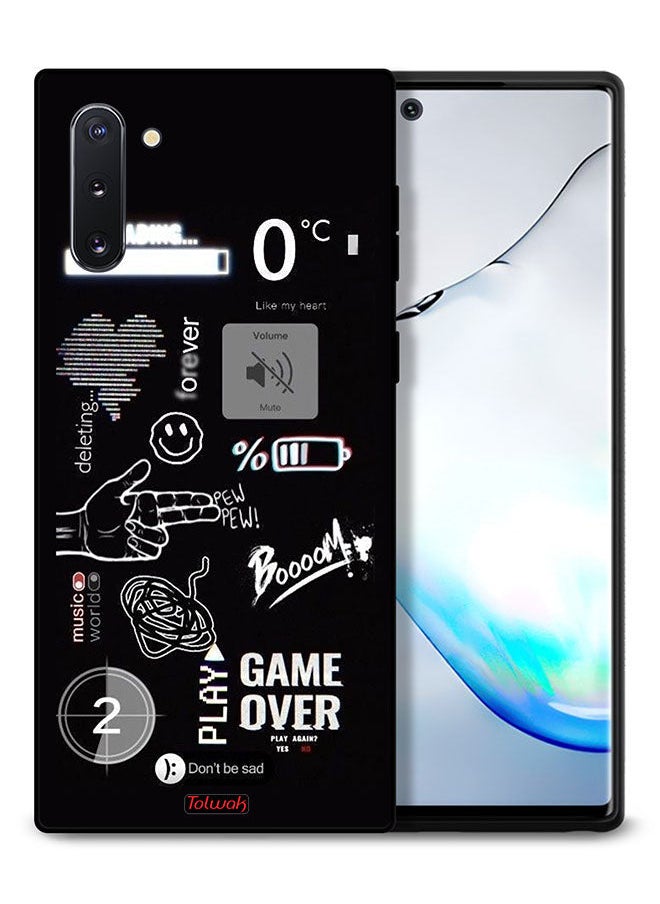 Tolwak - Samsung Galaxy Note 10 Protective Case Cover Game Over Pew Pew - Image 1