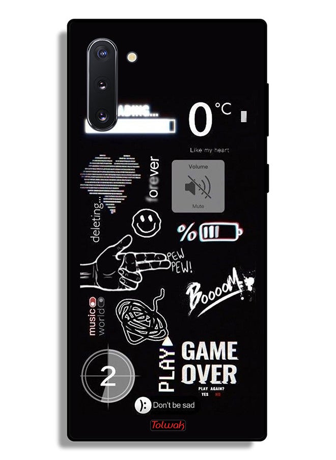 Tolwak - Samsung Galaxy Note 10 Protective Case Cover Game Over Pew Pew - Image 1