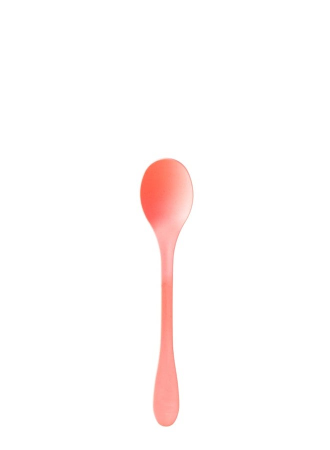KNORK Eco Coral Reusable Spoons – 12 Pack | Reusable Plant Flatware Made from Bamboo & Sugarcane | Dishwasher-Safe | 6.75" Utensils - Image 1