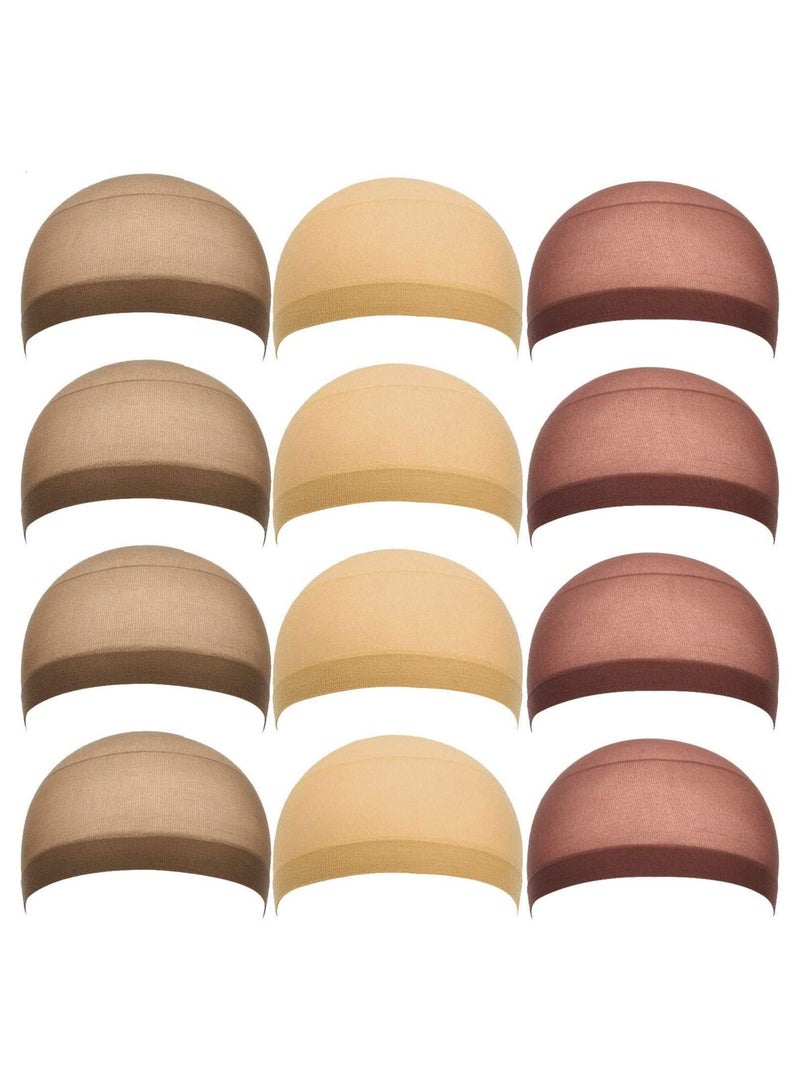 Estelle 24 Pcs 12 Pack  Nylon Wig Caps for Women and Men - Image 1