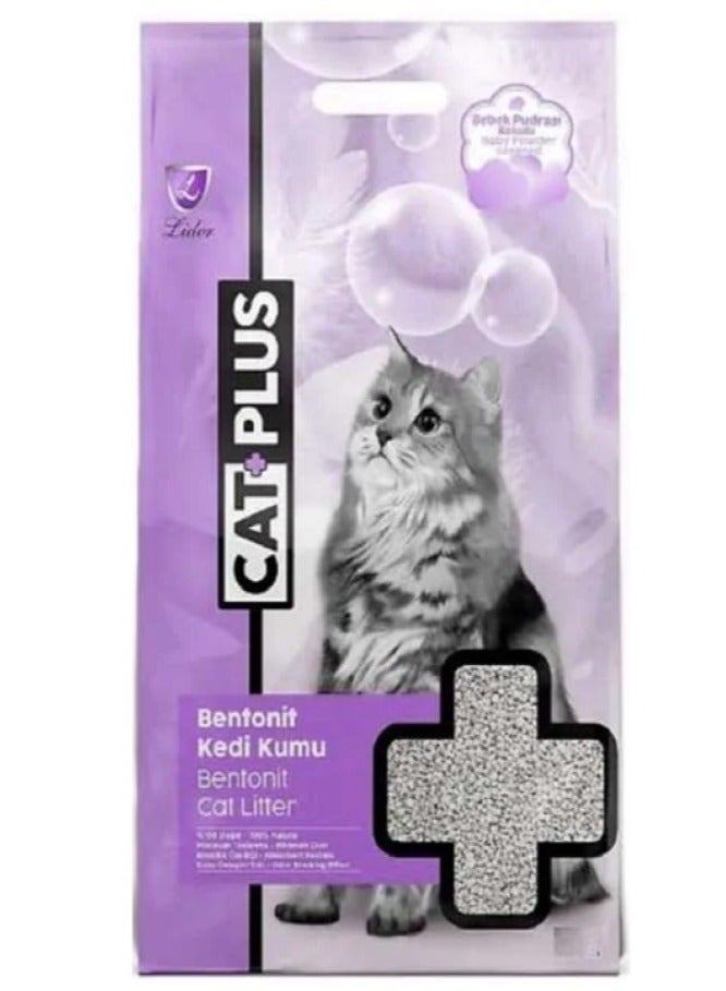 ليدير كات بلس رمل قطط 5 لتر امتصاص و تكتل عالي الأداء برائحة اللافندر