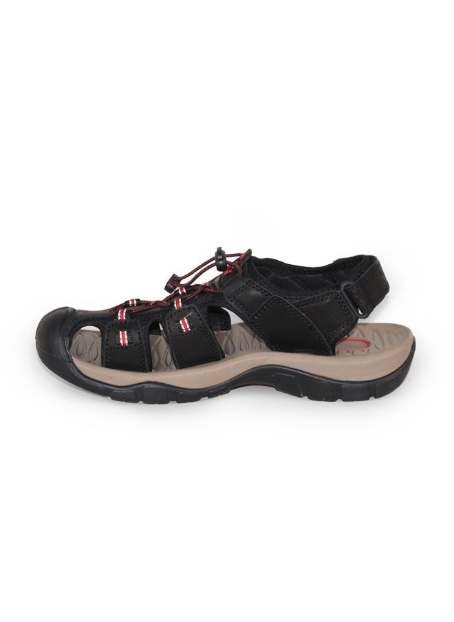 BOTELI Genuine Leather Upper Extra Size Men's Outdoor Trail Hiking Walking Sandals Summer Sports Beach Shoes for Men  - Image 5