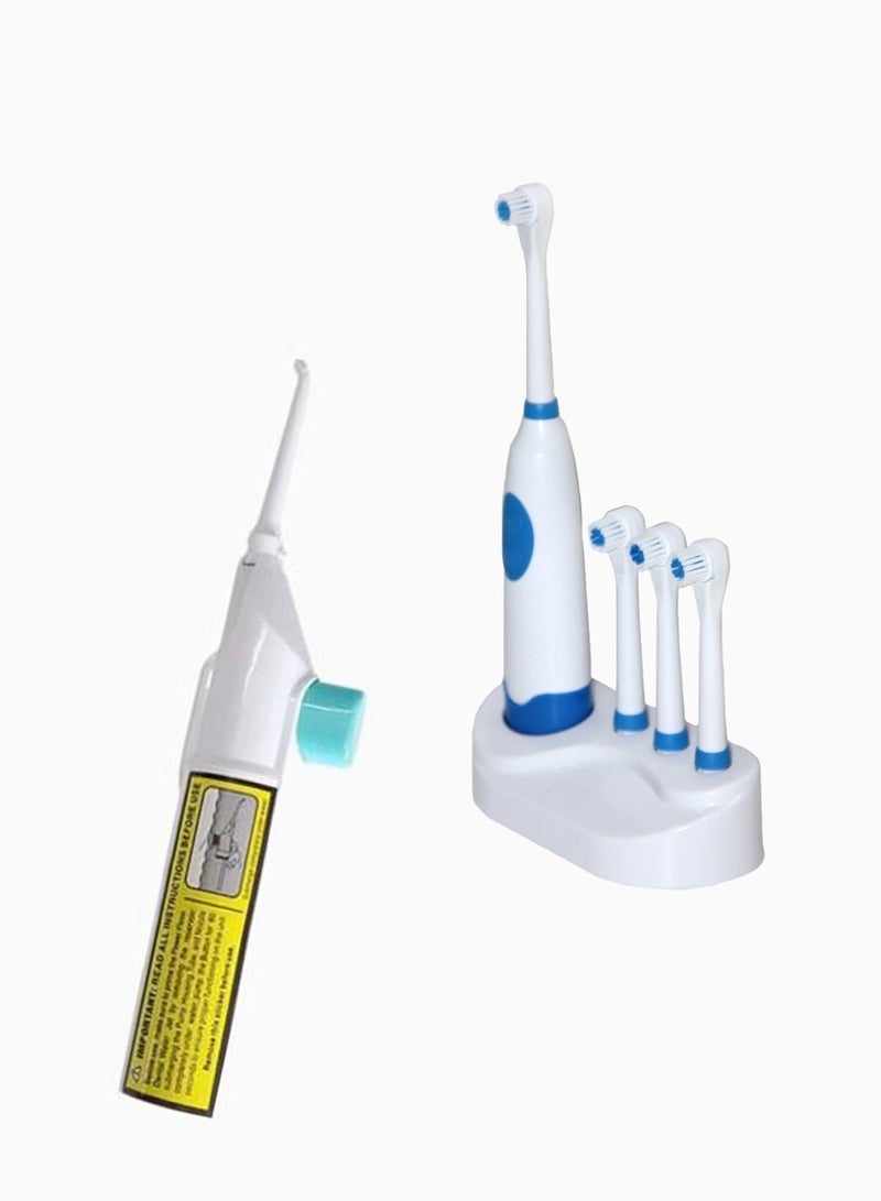 AGD Electric toothbrush set with tooth cleaner