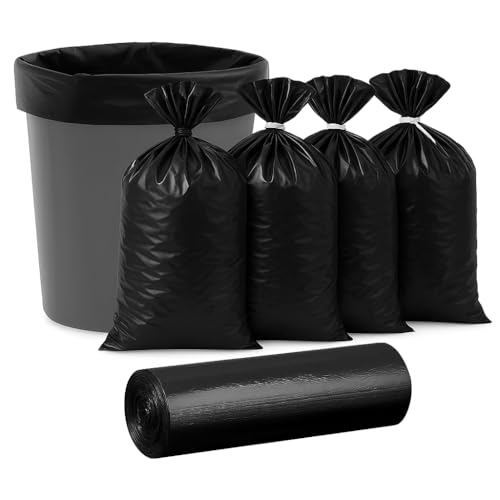 BENAVJI Garbage Bags Medium 1020 Pcs I 30 Pcs x Pack of 34 Rolls | 19 x 21 Inch | Dustbin Bags,Trash Bags,Dustbin Covers for daily Wet and Dry Waste (Black Color) (34) - Image 1