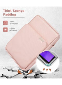XiuWoo 9 To 11 Inch Tablet Sleeve Bag Fits for iPad air 5 10.Inches 2022 Pro M2 to 2018 10th 10.9 Air 4 Tab S8 Handle Carrying Case with Shoulder Strap Pink  - Image 5