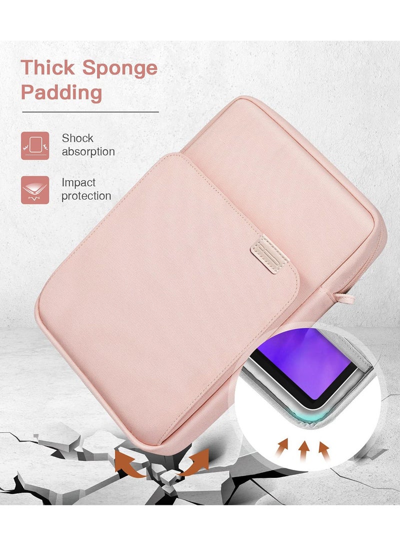 XiuWoo 9 To 11 Inch Tablet Sleeve Bag Fits for iPad air 5 10.Inches 2022 Pro M2 to 2018 10th 10.9 Air 4 Tab S8 Handle Carrying Case with Shoulder Strap Pink - Image 5