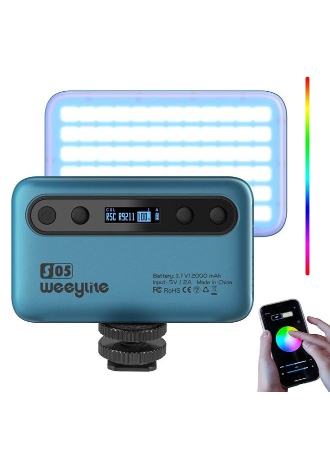 VILTROX Portable RGB LED Photography Light Panel, APP Remote 5W Full Color Streaming Light for Streamers Video Photography YouTube Tiktok Vlog  - Image 1