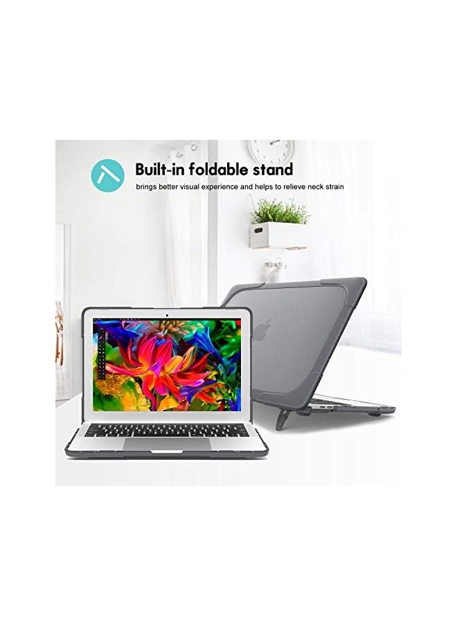 ProCase MacBook Air 13 Inch Case 2020 2019 2018 Release A2337 M1 A2179 A1932, Heavy Duty Slim Hard Shell Protective Cover with Fold Kickstand for MacBook Air 13 Retina with Touch ID -Grey - pzsku/Z1D417142A6ED2A2963BFZ/45/_/1730587309/f049b499-f9d6-46fa-bfcf-d21e39d7ad18