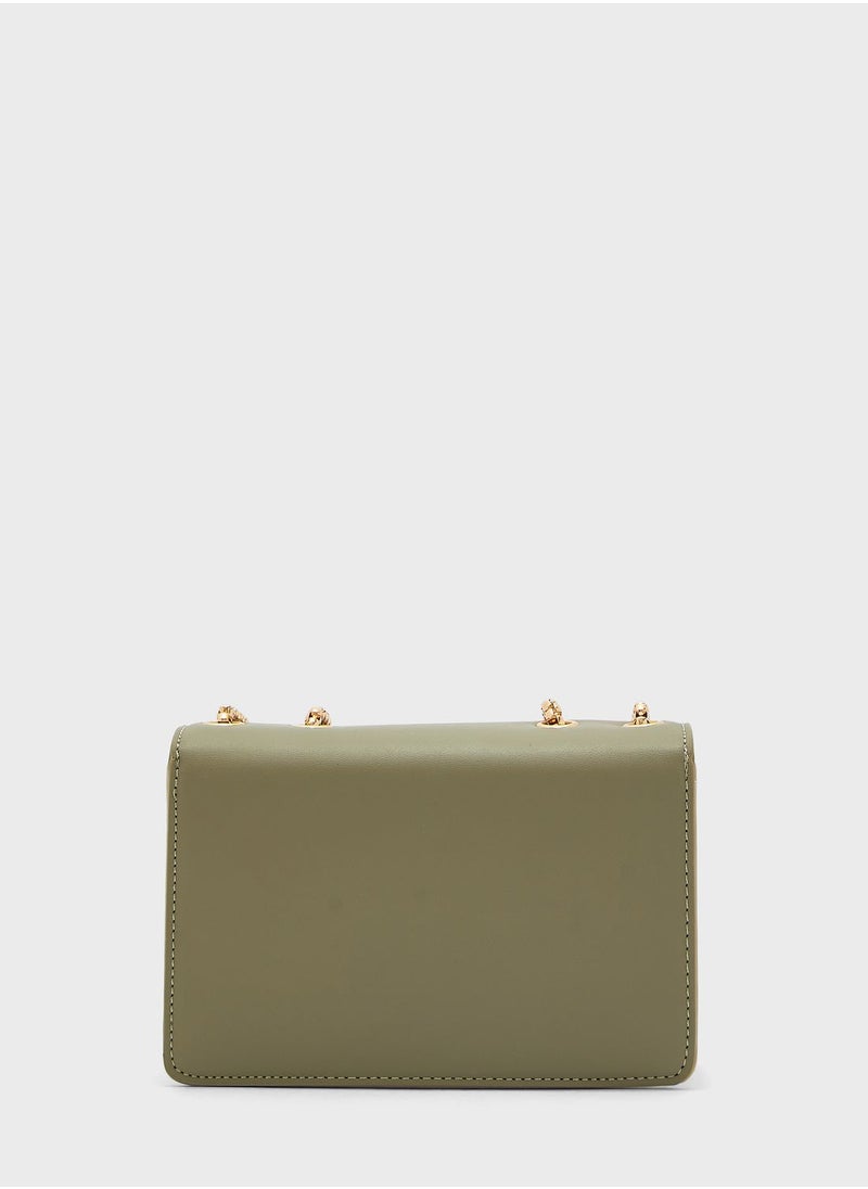 Ginger Colourbock Satchel Handbag  - Image 2