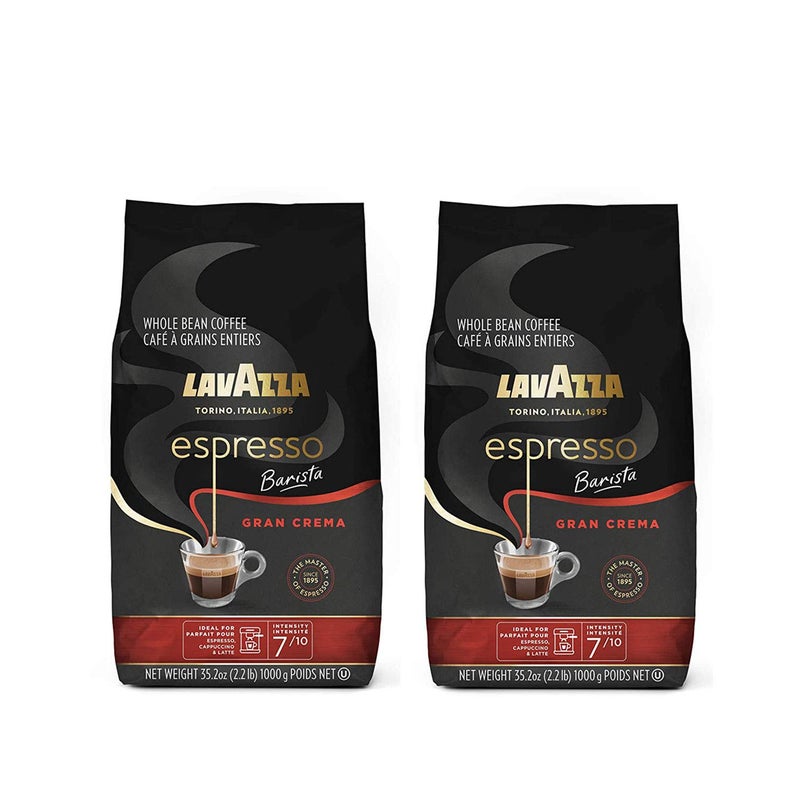 Lavazza Gran Crema Espresso, 2.2-Pound - Pack of 2 (Packaging May Vary) - Image 1