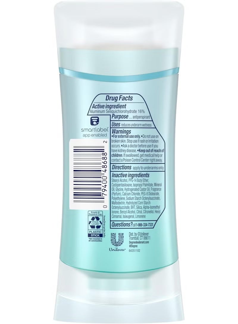 Degree Advanced Antiperspirant Deodorant Vanilla & Jasmine 72-Hour Sweat & Odor Protection Antiperspirant For Women with MotionSense Technology 74 gm - Image 3