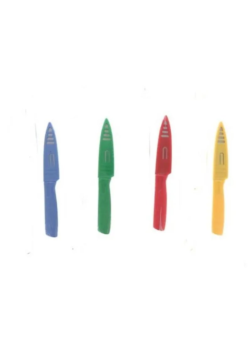 Gibson High Quality Stainless Steel Paring Knife Assorted Color 3.5inch 75025.01 - Image 1