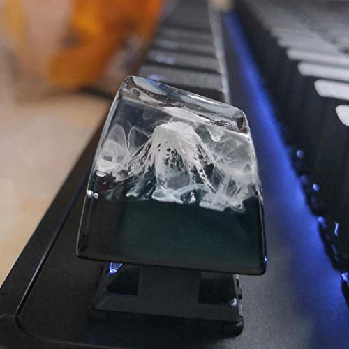 LINWIN Transparent Keycap Fog Style Mountain Keycap for MX Mechanical Keyboard Unique Gifts for Friends - Image 4