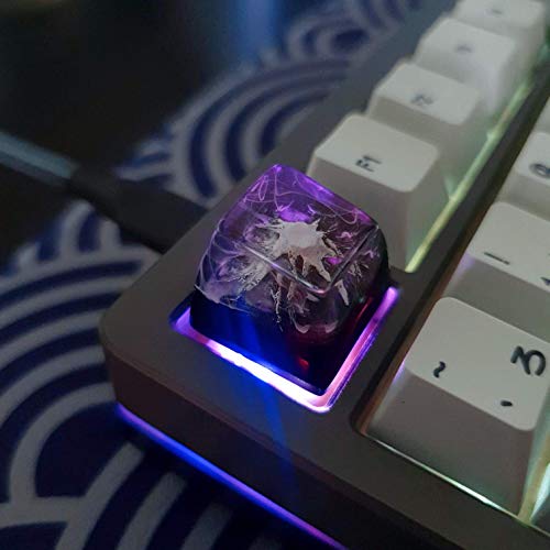 LINWIN Transparent Keycap Fog Style Mountain Keycap for MX Mechanical Keyboard Unique Gifts for Friends - Image 3