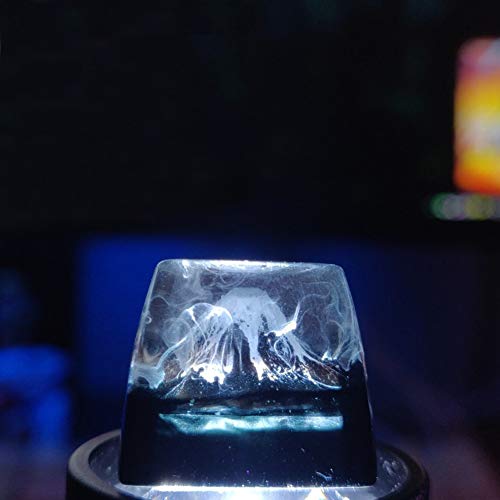 LINWIN Transparent Keycap Fog Style Mountain Keycap for MX Mechanical Keyboard Unique Gifts for Friends - Image 1