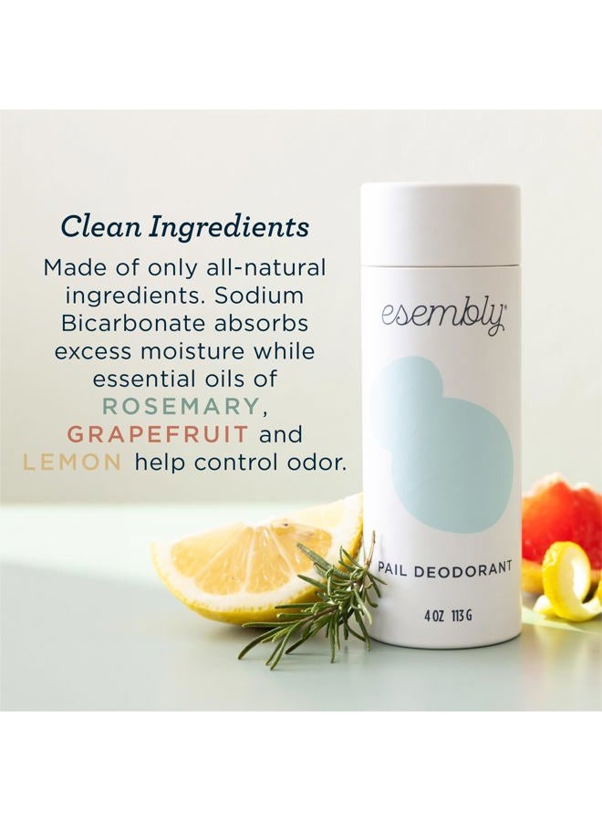 Esembly Pail Deodorant, Shakable Powder Deodorizer for Diaper Pails, Keeps Diapers, Gym Clothes and Dirty Laundry Smelling Fresh, Scents of Rosemary, Lemon and Grapefruit, 4oz - Image 3