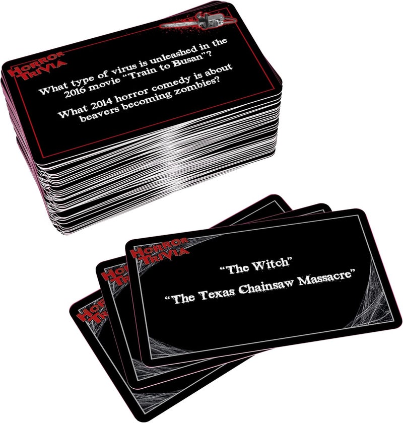Endless Games 113 Horror Trivia Card Game (2018 Edition) - Scary Fun Halloween Game for Teens and Adults, Multicolor - Image 3