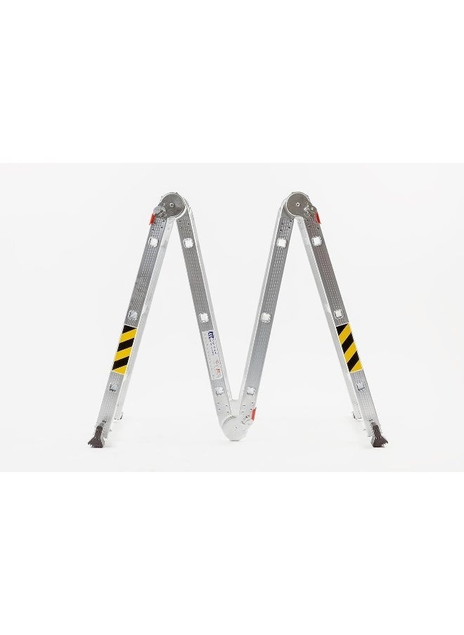 Generic - Multi-purpose ladder, 3.7 meters long - 12 steps - Image 1