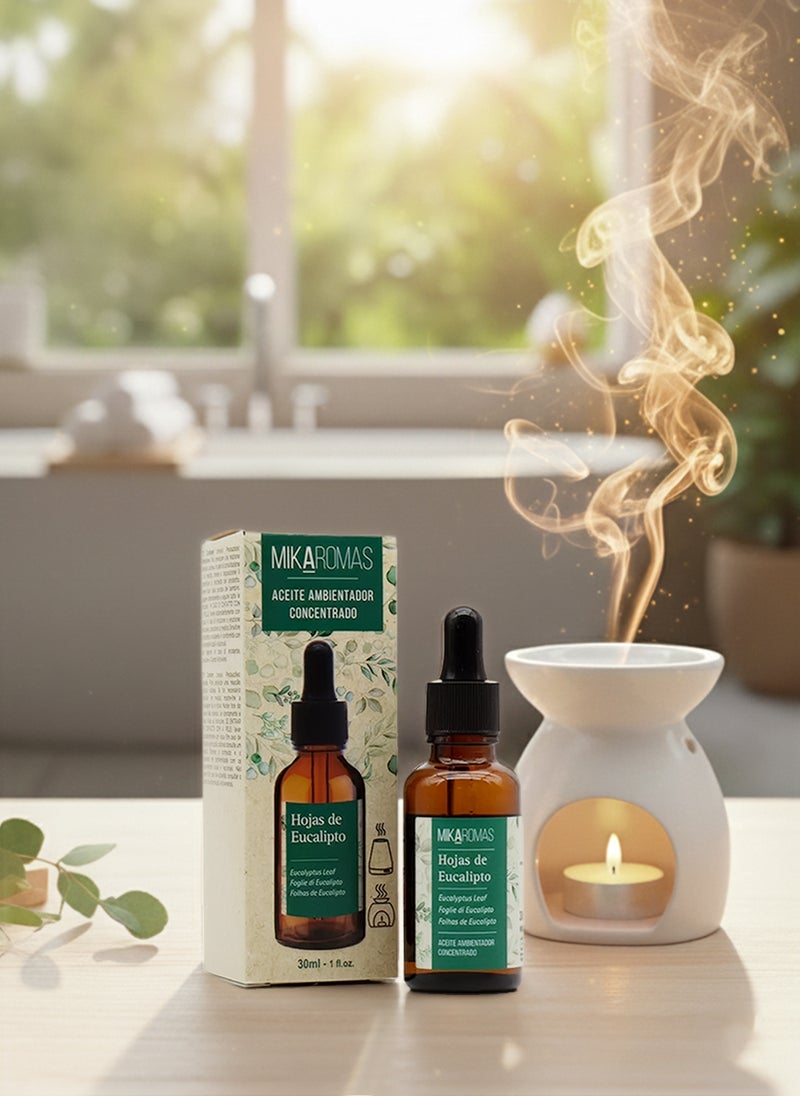 Mikaromas Fragrance Oil  Eucalyptus Aroma, 30ml|Long-Lasting Premium Scented Oil for Diffusers, Candles, Potpourri & Air Fresheners|Refreshing, Herbal & Invigorating Fragrance for Home, Office & Spa - Image 5