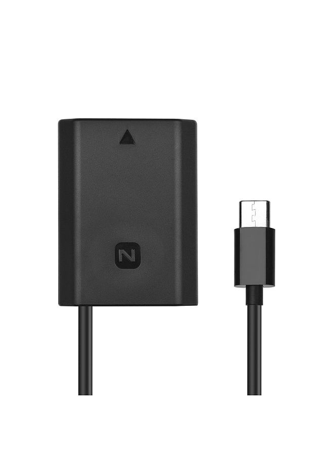 ANDOER - DC Coupler Dummy Battery Type-C USB-C Plug for NP-FZ100 Battery Replacement for Sony Alpha Alpha A6600 A7C A7III A7S III A7RIII A7R IV A9 A9 II A9R A9S Cameras - Image 1
