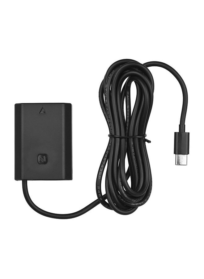 ANDOER - DC Coupler Dummy Battery Type-C USB-C Plug for NP-FZ100 Battery Replacement for Sony Alpha Alpha A6600 A7C A7III A7S III A7RIII A7R IV A9 A9 II A9R A9S Cameras - Image 1