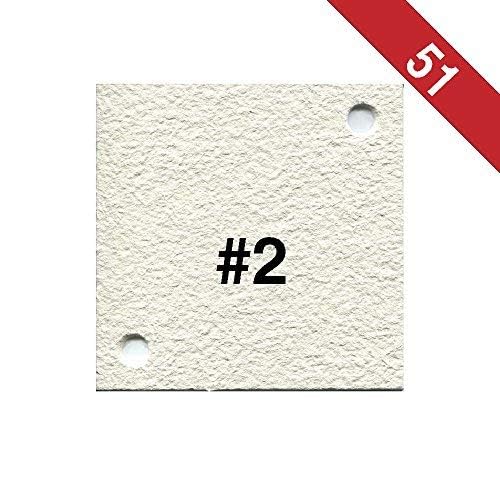 UbrewUsa #2 Filter Pads Compatible with Buon Vino Super Jet, 2.0 Micron White (Pack of 51). 2 Micron Filtering pads. Filter Wine Beer, Kombucha, Mead Mash. Polishing filtarion| Not a Buon Vino product.  - Image 2
