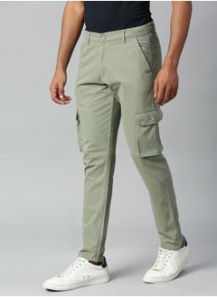 Dennis Lingo Tapered Fit Cotton Cargos Trousers by Styli  - Image 2