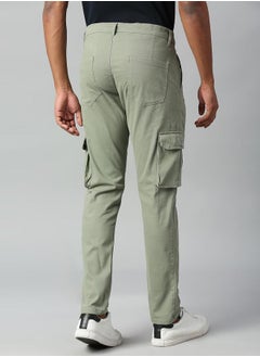 Dennis Lingo Tapered Fit Cotton Cargos Trousers by Styli  - Image 4